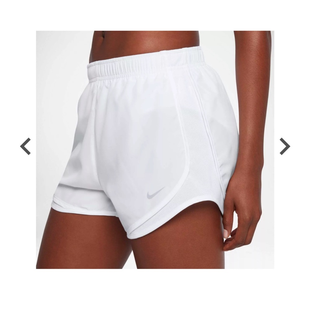 Women’s Nike White Dri Fit Running Shorts